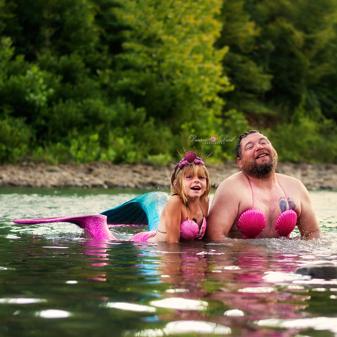 Cute mermaids.
