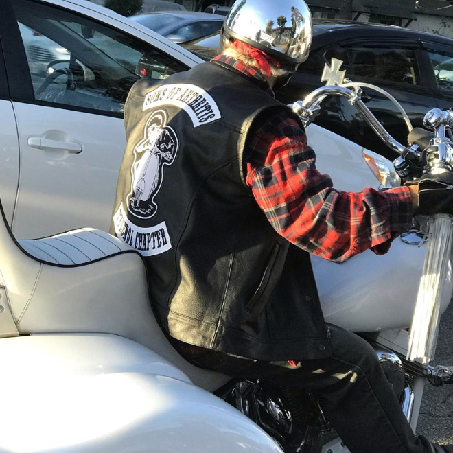 Perfect biker club for dads.