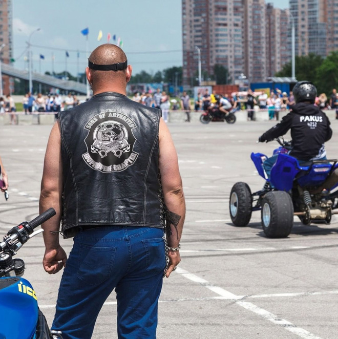 Perfect biker club for dads.