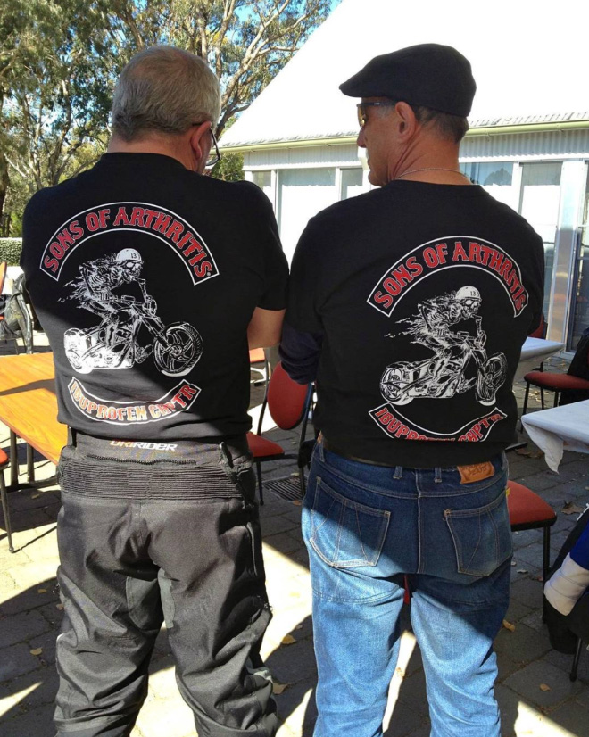 Perfect biker club for dads.