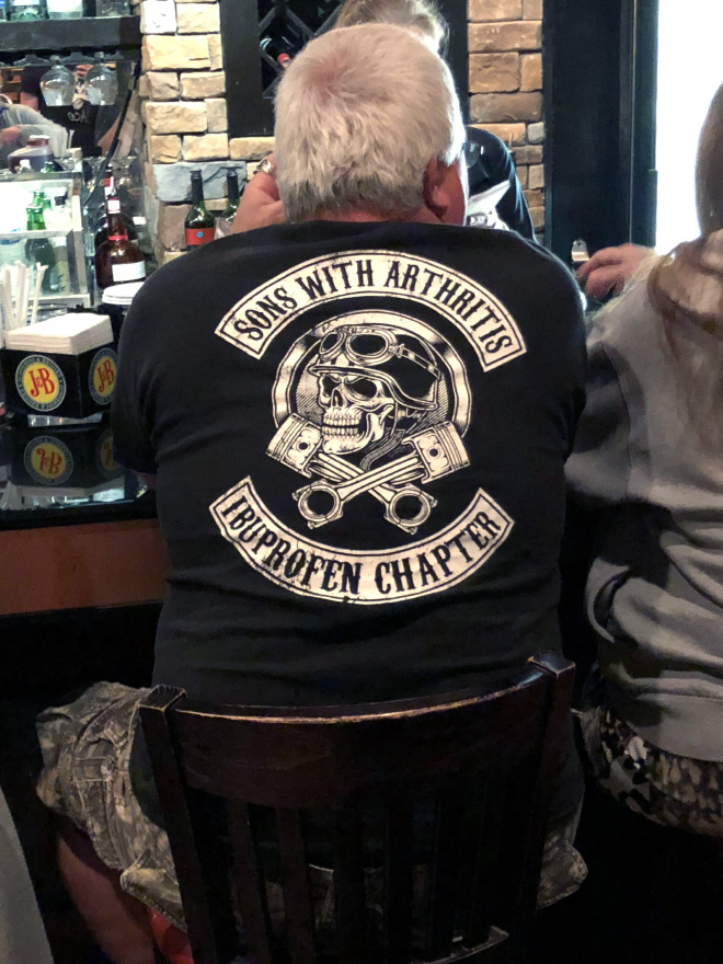 Perfect biker club for dads.