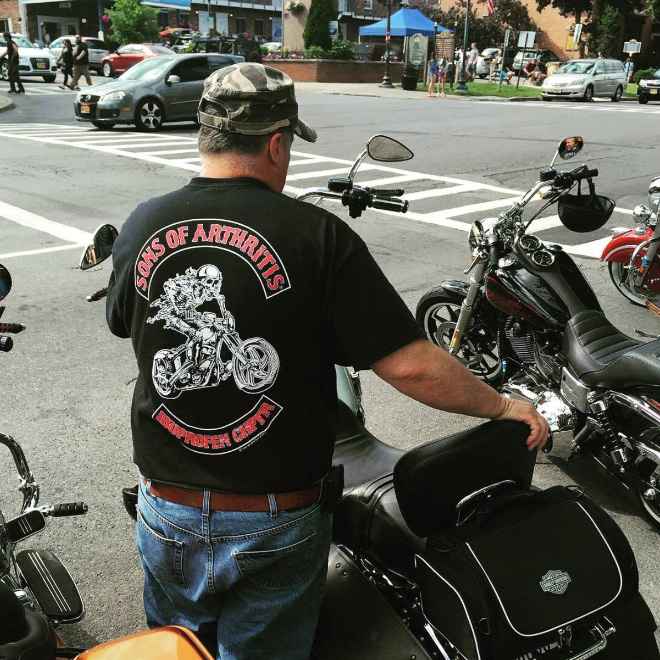 Perfect biker club for dads.