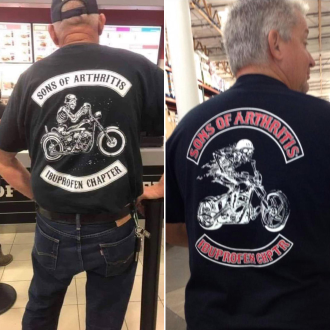 Perfect biker club for dads.