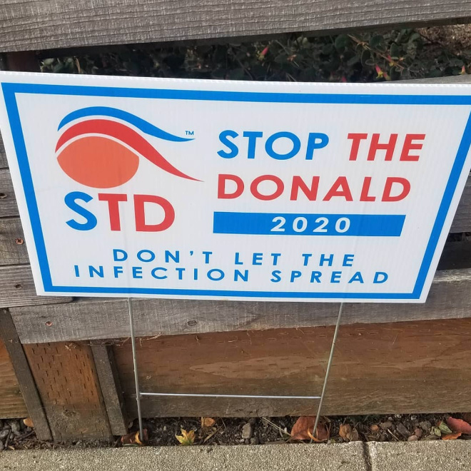 Americans fighting against STD.