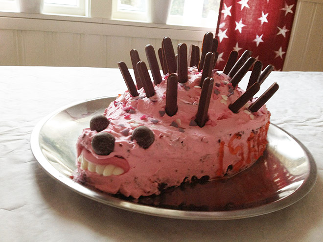 Would you eat this hedgehog cake?