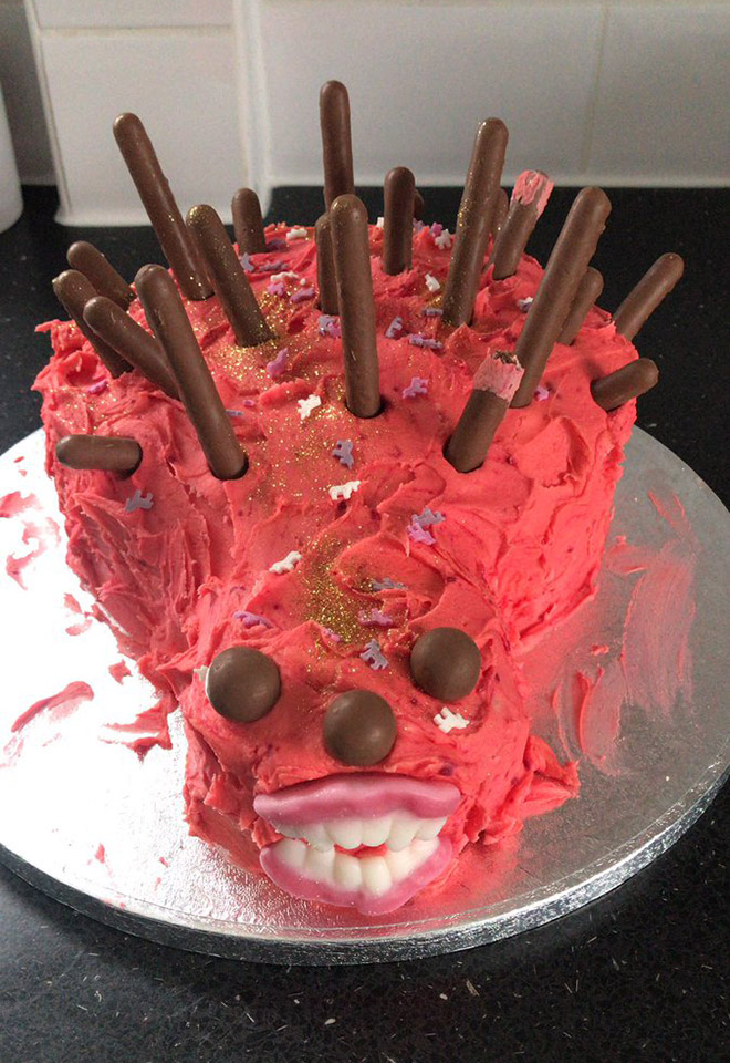 Would you eat this hedgehog cake?