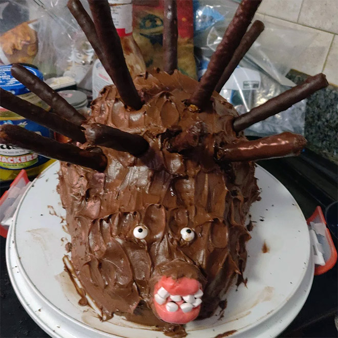 Would you eat this hedgehog cake?