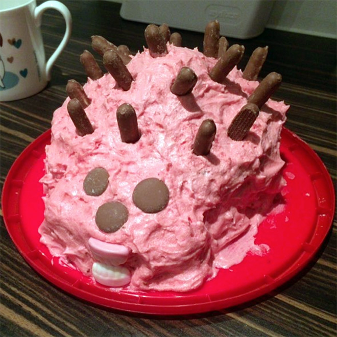 Would you eat this hedgehog cake?