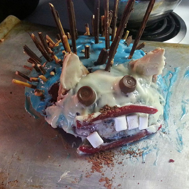 Would you eat this hedgehog cake?