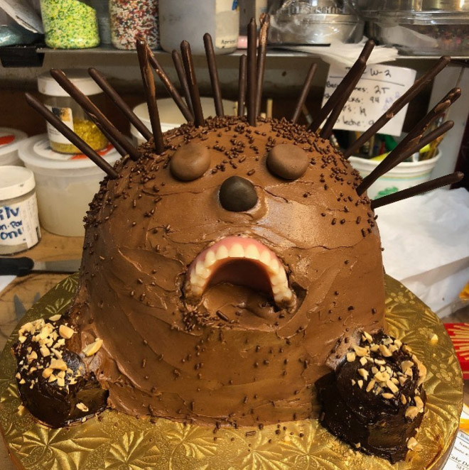 Would you eat this hedgehog cake?