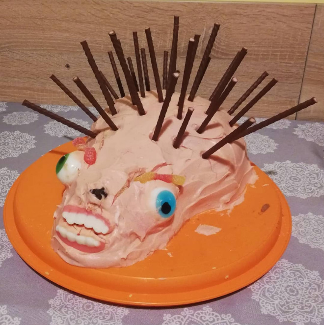 Would you eat this hedgehog cake?