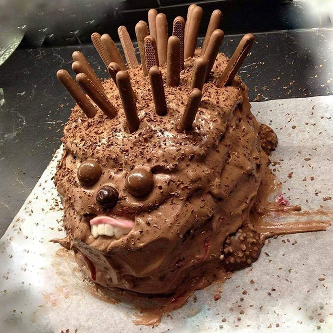 Would you eat this hedgehog cake?