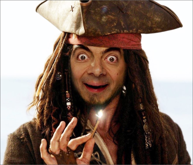 When Mr. Bean meets Photoshop...