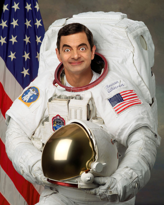 When Mr. Bean meets Photoshop...