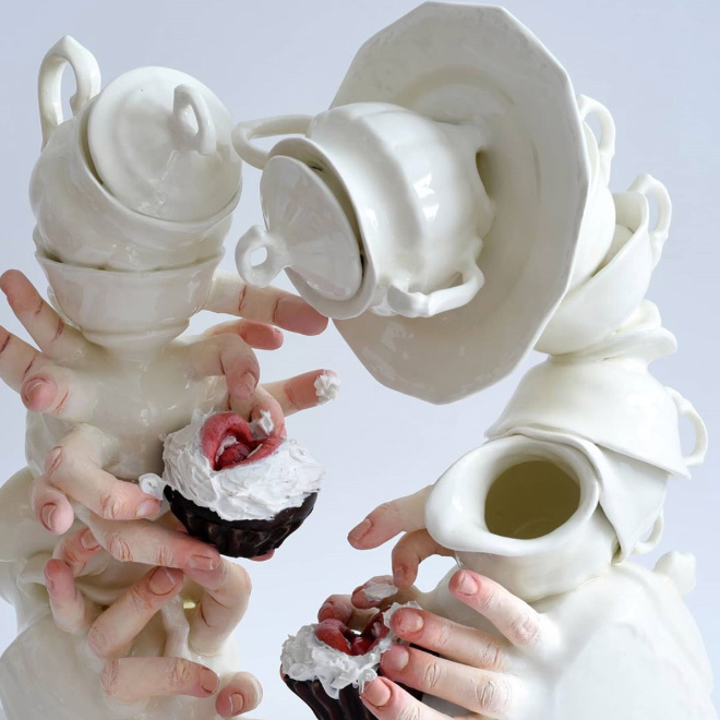 Alive ceramics that can bite back.