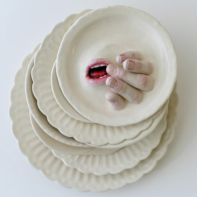 Alive ceramics that can bite back.
