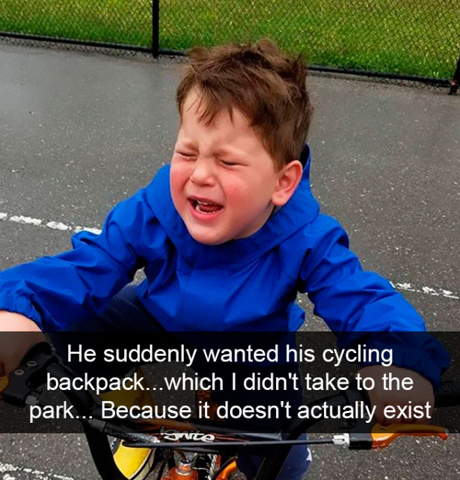 Kids cry about EVERYTHING.
