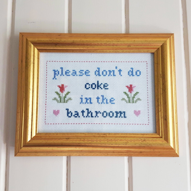 Awesome cross stitch.