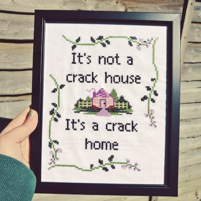 Awesome cross stitch.