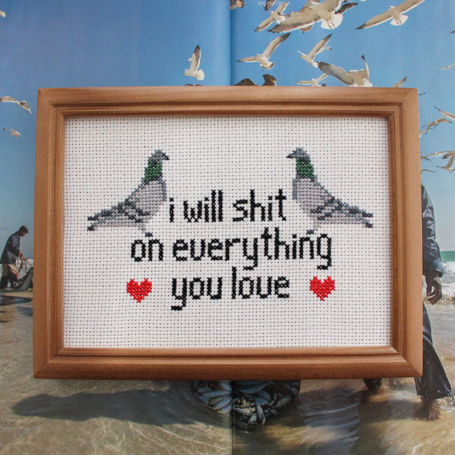 Awesome cross stitch.