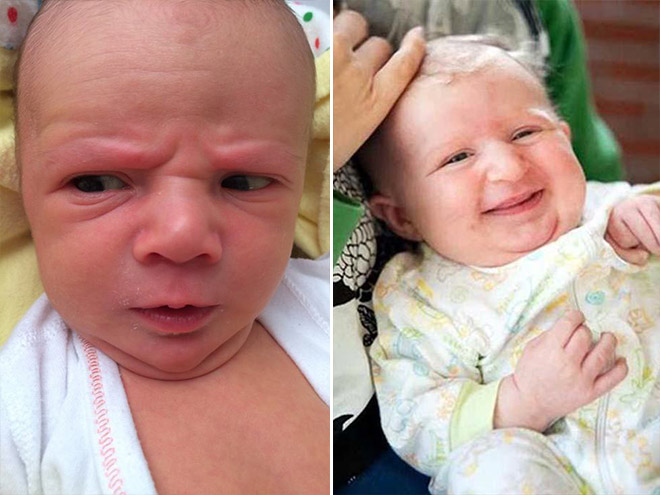 Some babies look like middle aged men.