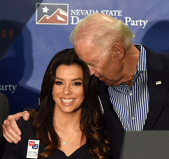 Uncle Joe really doesn't understand personal space.