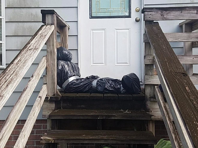 Sometimes people go too far with Halloween decorations.