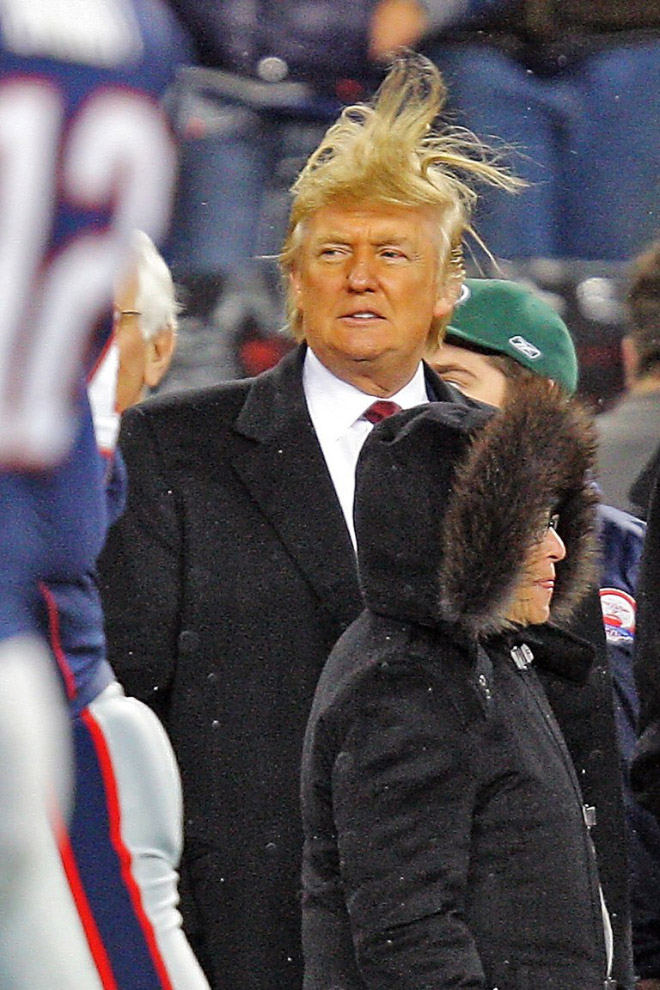 Trump always loses to wind.