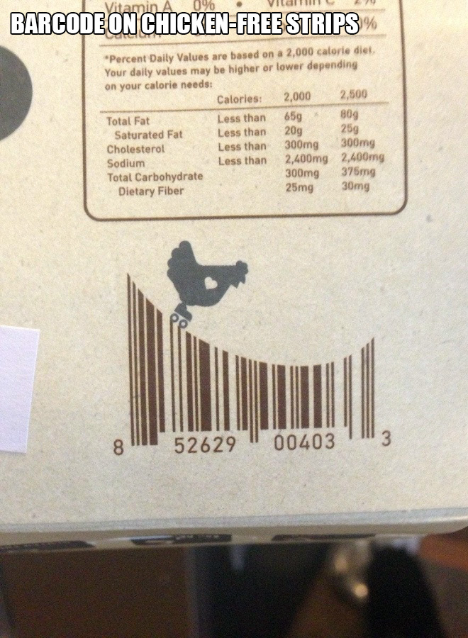 Awesome barcode design.