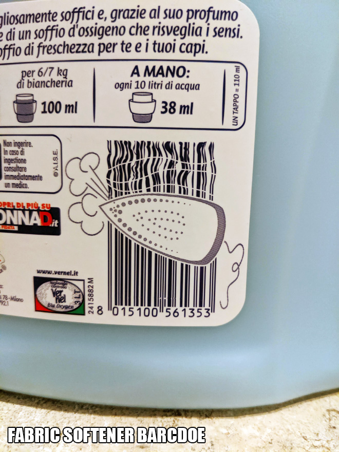 Awesome barcode design.