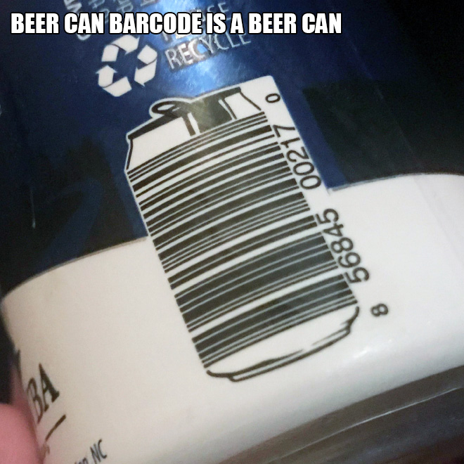 Awesome barcode design.
