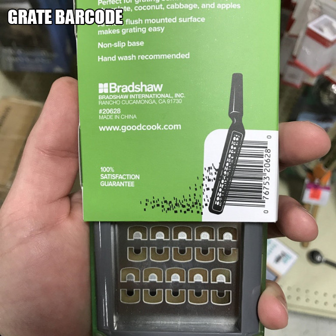 Awesome barcode design.
