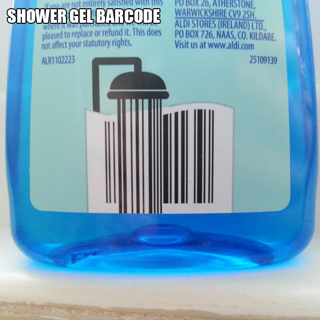 Awesome barcode design.