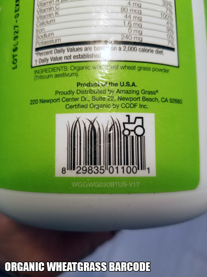 Awesome barcode design.