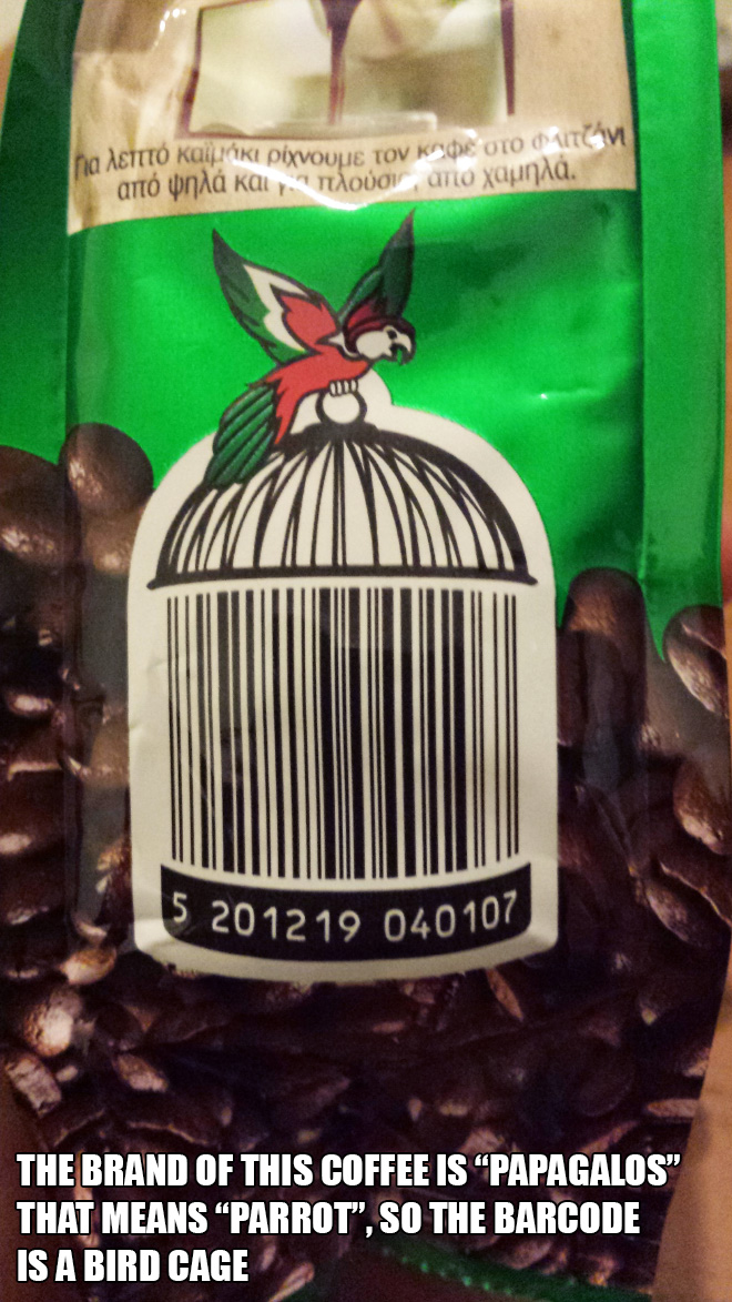 Awesome barcode design.