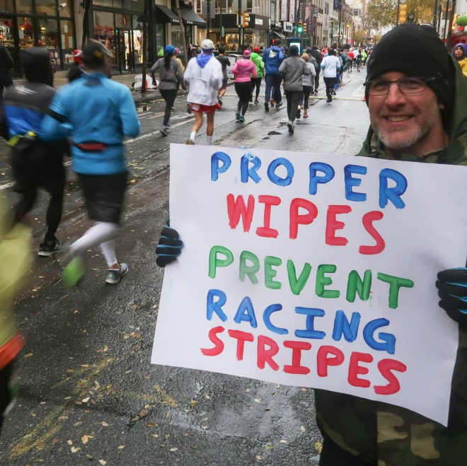 Brilliantly inspiring marathon sign.