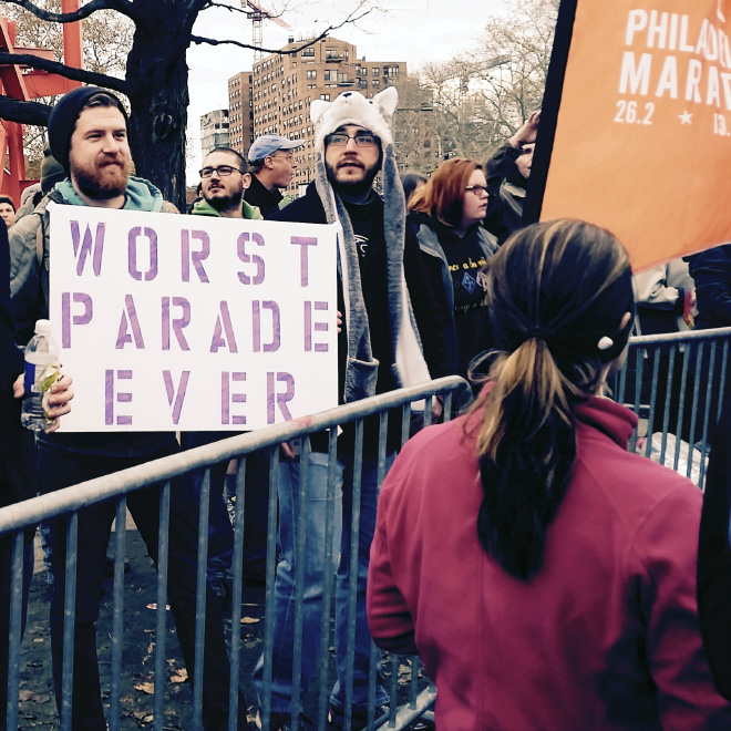 Brilliantly inspiring marathon sign.