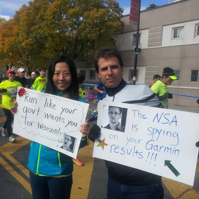 Brilliantly inspiring marathon sign.