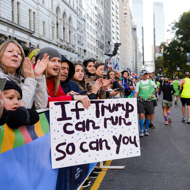 Brilliantly inspiring marathon sign.