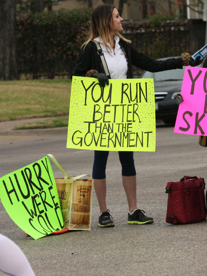 Brilliantly inspiring marathon sign.