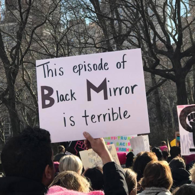 Who said perfect protest signs doesn't exist?