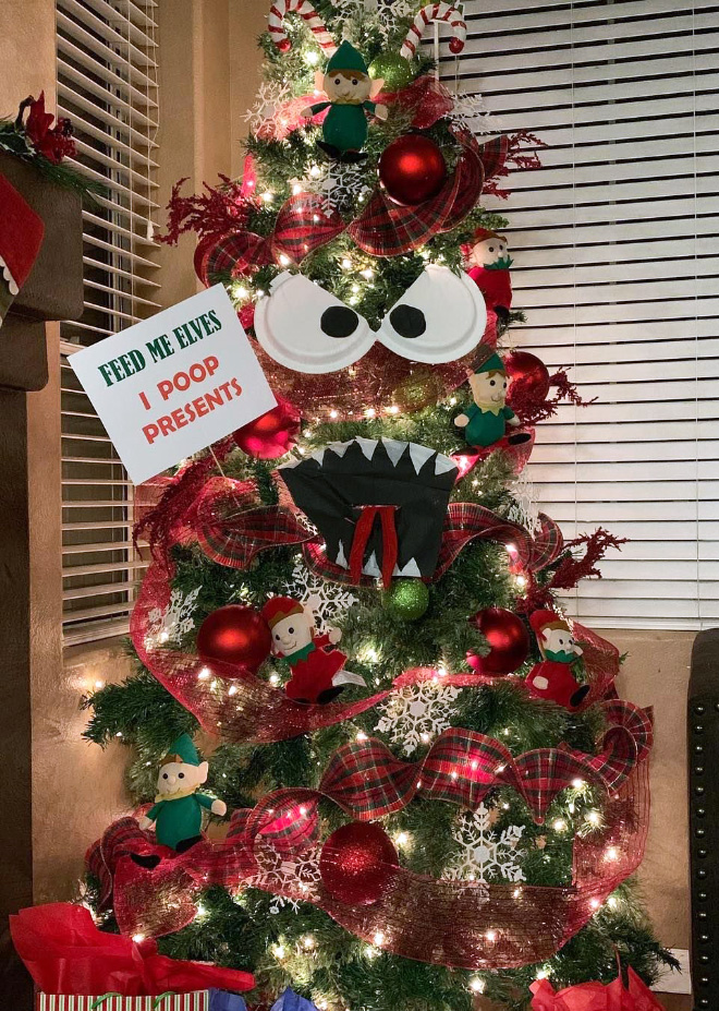 Funny And Creative Christmas Tree Decoration Ideas