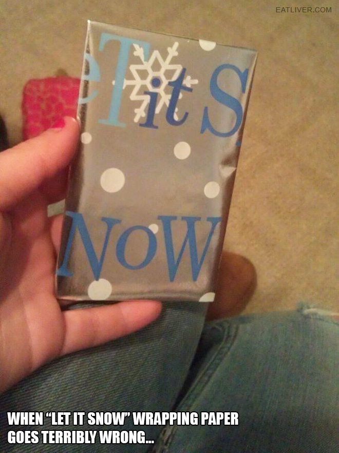 Xmas design fail.