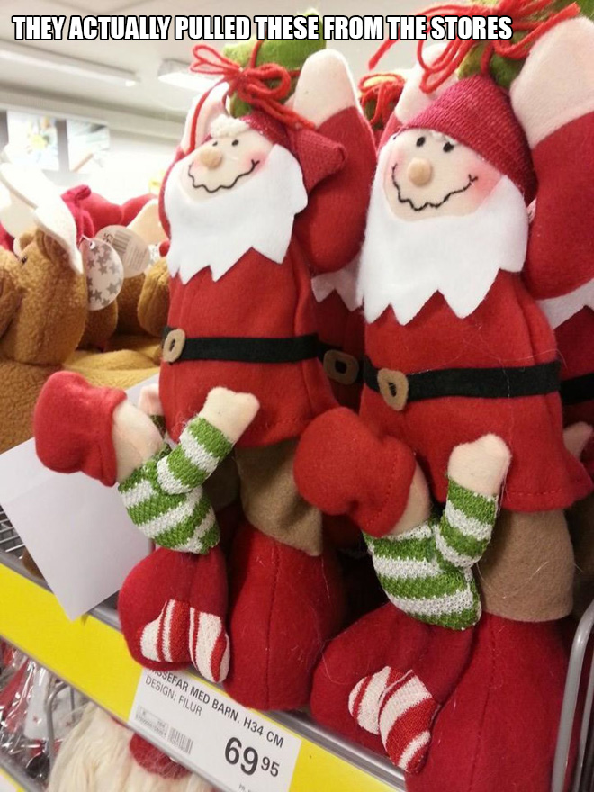 Xmas design fail.