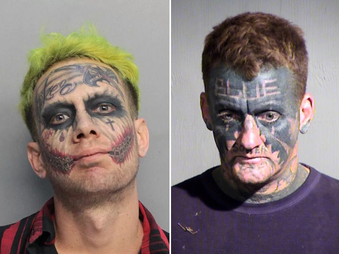 Stupid face tattoos are horrible and hilarious.