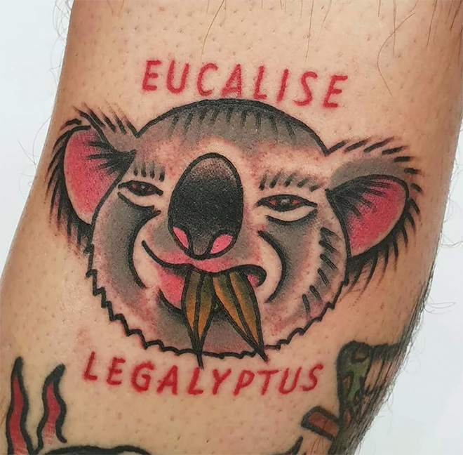 Funny tattoo idea.