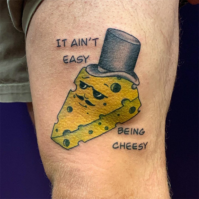 Funny tattoo idea.