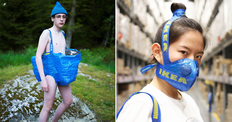 Wegenbouwproces Rusteloos tweedehands IKEA Blue Bag Outfits Is Something People Are Now Doing