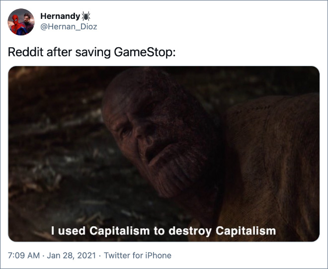 /r/Wallstreetbets vs. GameStop vs. the real Wall Street.