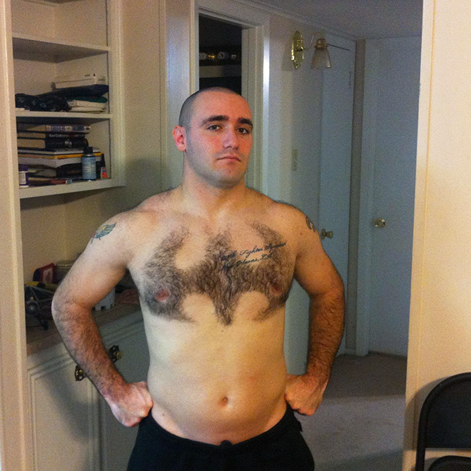 Chest hair art is the best form of art!